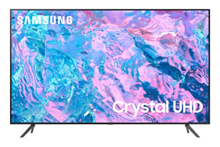 SAMSUNG 70-Inch Class Crystal UHD CU7000 Series PurColor, Object Tracking Sound Lite, Q-Symphony, 4K Upscaling, HDR, Gaming Hub, Smart TV - [UN70CU7000FXZC][Canada Version] (2023) - 70 inch