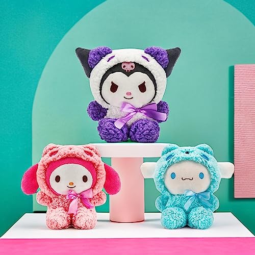 YWBEQWNC 3 PCS Christmas Plushies, Kuromi Plush, My Melody Plush and Cinnamon roll Plush,8 Inch