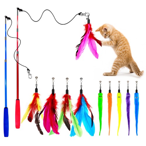 Cat Toy Wand- Ravage Play Time