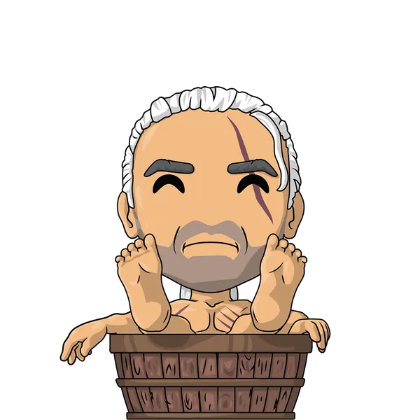 Bathtub Geralt