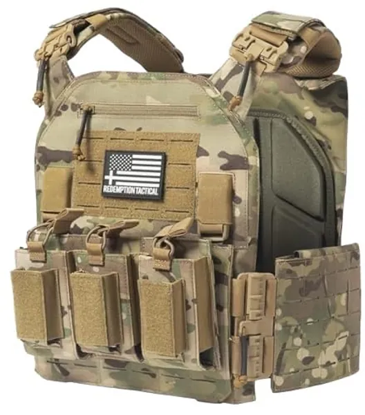 REDEMPTION TACTICAL Crusader 2.0 XL Extra Large Tactical Quick Release Airsoft Vest