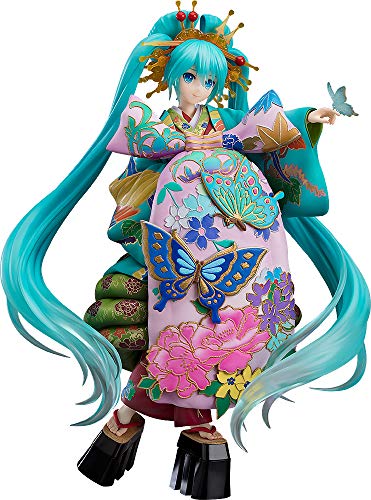Vocaloid - Hatsune Miku - 1/7 - Chokabuki Kuruwa Kotoba Awase Kagami Ver. (Good Smile Company)　 - Pre Owned