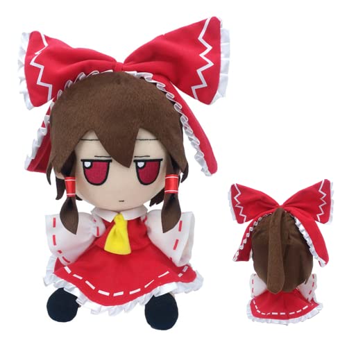 KILA MILA Anime Figure Reimu Doll Plush Stuffed Toy Kawaii Plushies Cosplay Gift