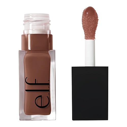 e.l.f. Glow Reviver Lip Oil, Nourishing Tinted Lip Oil For A High-shine Finish, Infused With Jojoba Oil, Vegan & Cruelty-free, Honey Talks - Honey Talks - 0.25 Fl Oz (Pack of 1)