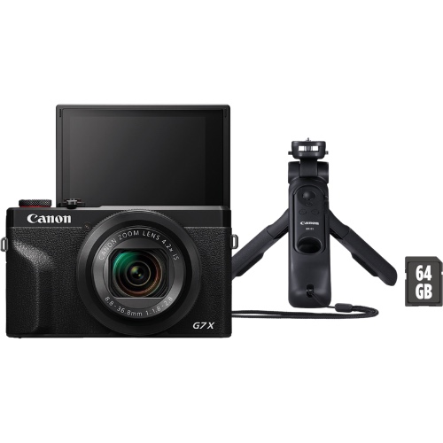 Canon Powershot G7 X Mark III Premium Vlogger Kit, Black