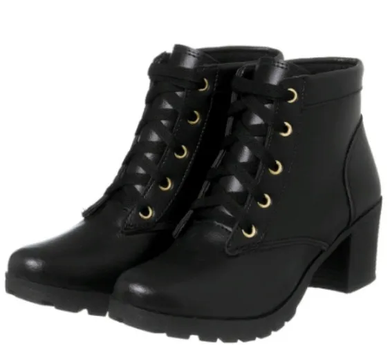 👘 - 𝐑𝐨𝐮𝐩𝐚𝐬 - Bota Preta Coturno