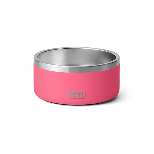 YETI Boomer 4, Stainless Steel, Non-Slip Dog Bowl, Holds 32 Ounces - Tropical Pink
