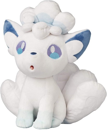 Lshuqing Alola Vulpix Ninetales/Kyukon Figure Animal Toys Plush Doll 11 inches Xmas Gift - 