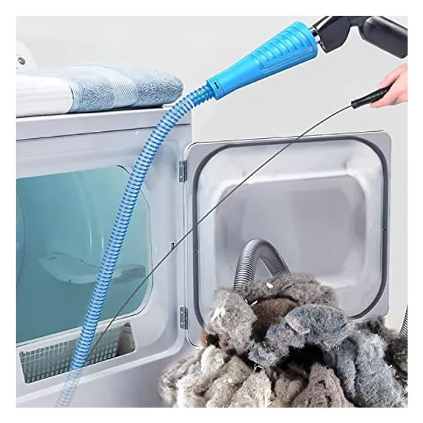 
                            Dryer Vent Cleaner Kit Vacuum Hose Attachment Brush Lint Remover Power Washer and Dryer Vent Vacuum Hose (V2)
                        