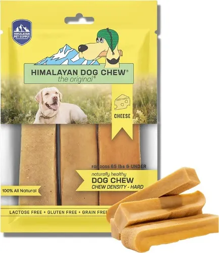 Amazon.com : Himalayan Dog Chew Original Yak Cheese Dog Chews, 100% Natural, Long Lasting, Gluten Free, Healthy & Safe Dog Treats, Lactose & Grain Free, Protein Rich, Mixed Sizes, Dogs 65 Lbs & Smaller, 9.9 oz : Pet Supplies