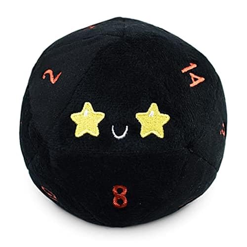 TeeTurtle - Classic Plushie - D20 - Starry Eyes + Fire Eyes