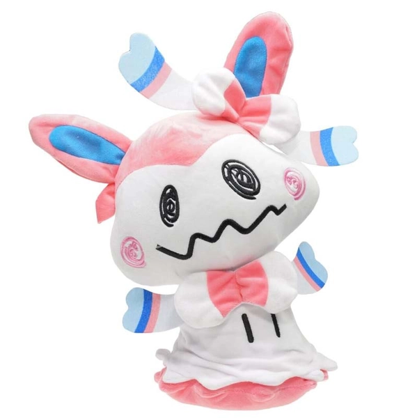 Mimikyu Eeveelutions Plush Toy Cute Eevee Evolution Stuffed Animals - Large / Sylveon