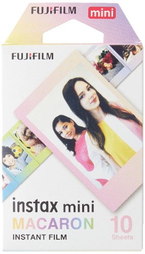 instax Mini Instant Film, Macaron Border, 10 Shot Pack, Suitable for All instax Mini Cameras and Printers