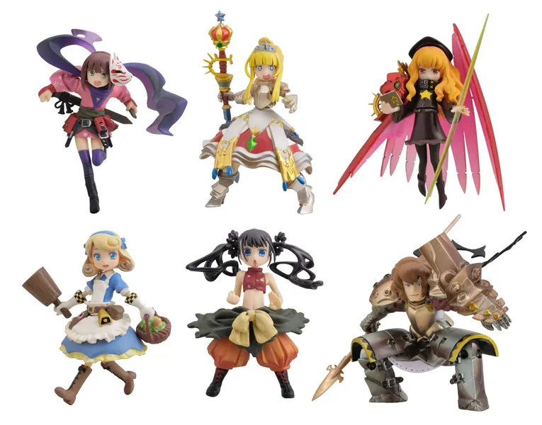 Etrian Odyssey III: The Drowned City Collection Figur (Display of 6)