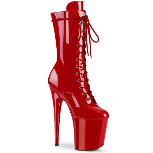Pleaser FLAMINGO 1050 | Red / Patent / 5UK