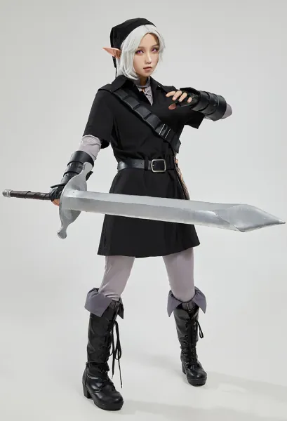 The Legend of Zelda: Breath of the Wild Dark Link Cosplay Costume Top Pants with Hat Other Accessories