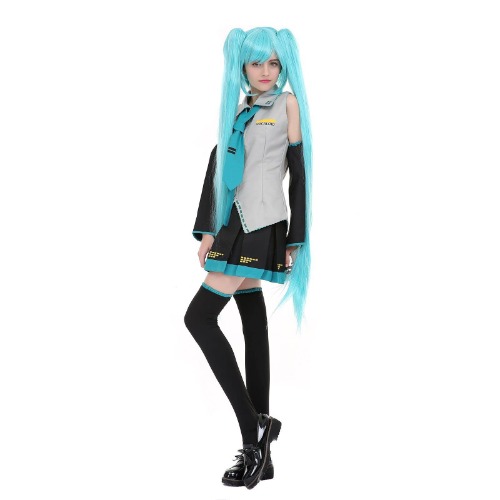 ReedCA Womens Halloween Cosplay Show Costume Dress Suits VOCALOID3 Hatsune Miku - Small