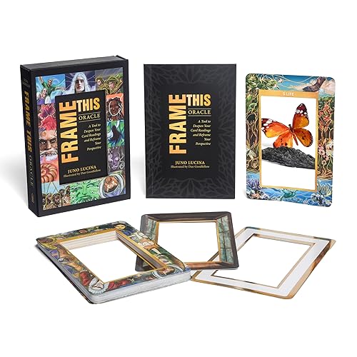 Frame This Oracle (Oracle Frames and Guidebook, Box Set): A Tool to Deepen Your Card Readings and Reframe Your Perspective