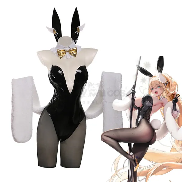 Game NIKKE：The Goddess of Victory Cosplay Rupee Sexy Bunny Girl Cosplay Costume - L