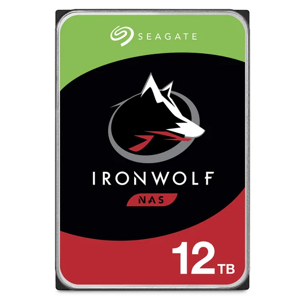 Seagate IronWolf 12TB NAS Internal Hard Drive HDD – 3.5 Inch SATA 6Gb/s 7200 RPM 256MB Cache for RAID Network Attached Storage – Frustration Free Packaging (ST12000VN0008) - 12TB HDD
