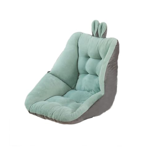 JCAKES Gaming Chair Cushion,Desk Chair Cushion,Office Chair Cushion,Thickened Crystal Velvet Seat Cushion, Living Room Floor Cushion Backrest Cushion for Home, Office, Home Gift - Green