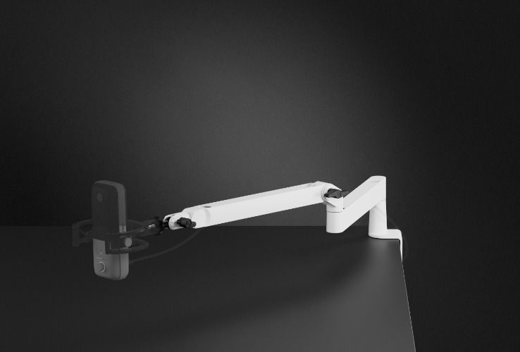 Wave Mic Arm LP - White