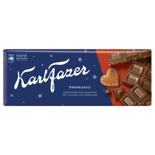 Karl Fazer Winter Edition Piparkakku suklaalevy 200g | kpl