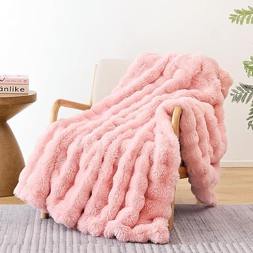 Smoofy Faux Fur Blanket Rabbit Fleece