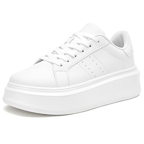 Akk White Platform Sneakers