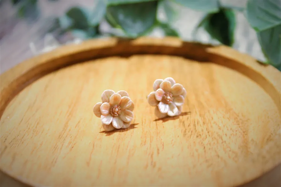 Elpis Flower - Earring Stud Pair - FFXIV Style Inspired