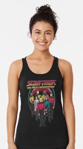 Star Trek: The Next Generation Vintage Distressed Bridge Crew | Racerback Tank Top