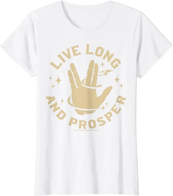 Star Trek: TOS Tarot Live Long And Prosper Tee