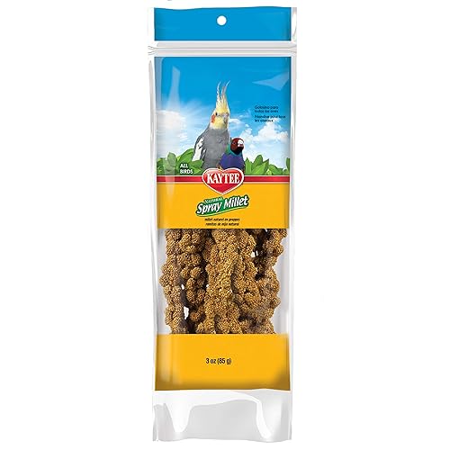 Kaytee Spray Millet Treat for Pet Birds, 3 Ounce - 3 Ounce (Pack of 1)