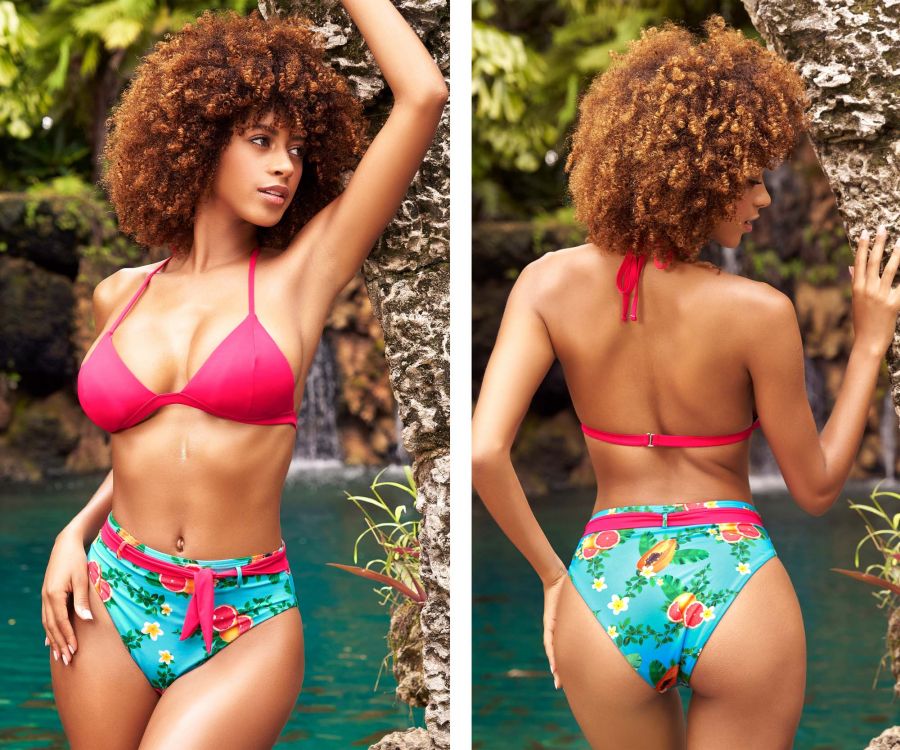 Mapale 6497 Two Piece Swimsuit Color Printed - M/L / Printed