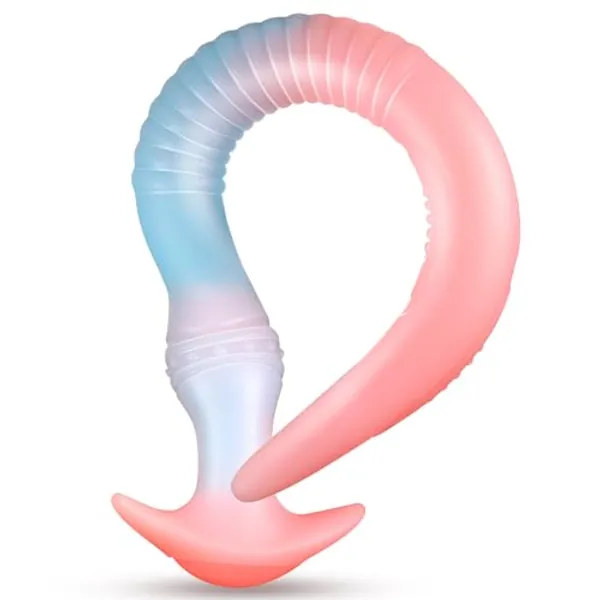 22.8IN Extra Large Silicone EEL Anal Toy Extra Long Butt Plug Dildo for deep Pleasure Soft and Flexible Anal Plug for Prostate Massage and G-spot Stimulation for Both Men and Women - 22.8IN