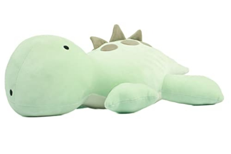 4LB Cute Weighted Stuffed Animals Plush - 24 inch Soft Weighted Dinosaur Plush Toy Pillow for Adults and Children (Green Dinosaur) - Green Dinosaur