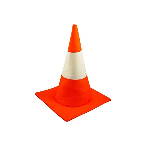 Henbrandt Adults Orange Road Traffic Cone Hat Funny Stag Night Fancy Dress Costume
