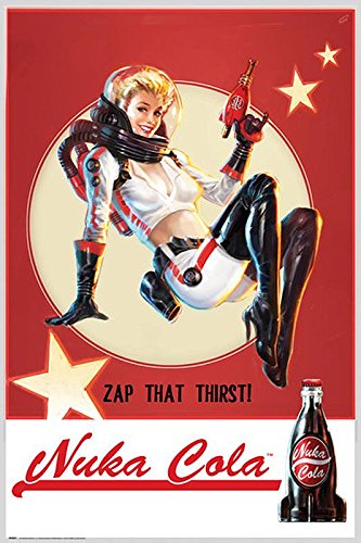 Fallout 4 Nuka Cola Poster - Zap That Thirst! (24"x36")
