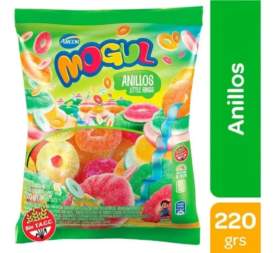 Gomitas Mogul Anillos Frutales