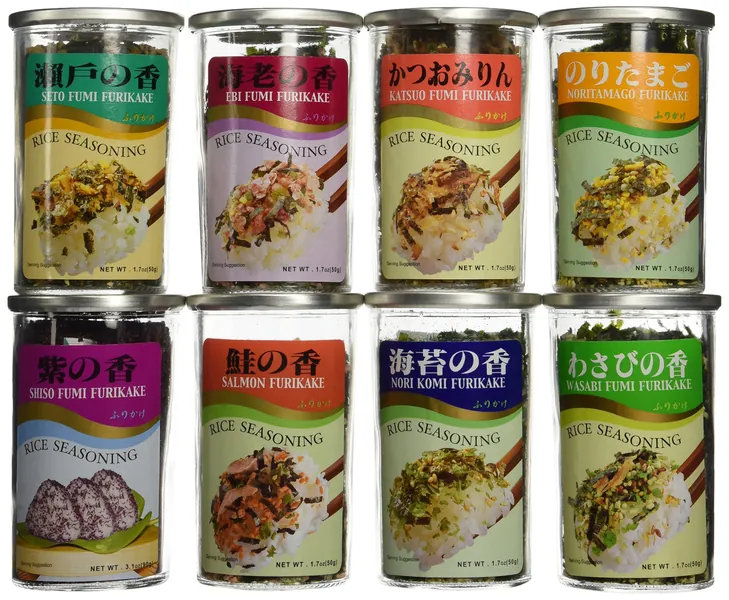 Rice Seasoning Furikake 8 Variety Furikake Set - 