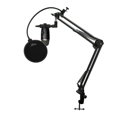Blue Yeti Nano Premium USB Mic Black Bundle with Boom Arm, Shock Mount and Pop Filter (4 Items)