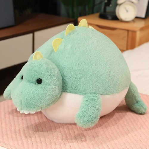 Chubby Dinosaur/Goose Plushies (2 VARIANTS, 3 SIZES) - Dinosaur / 16" / 40 cm