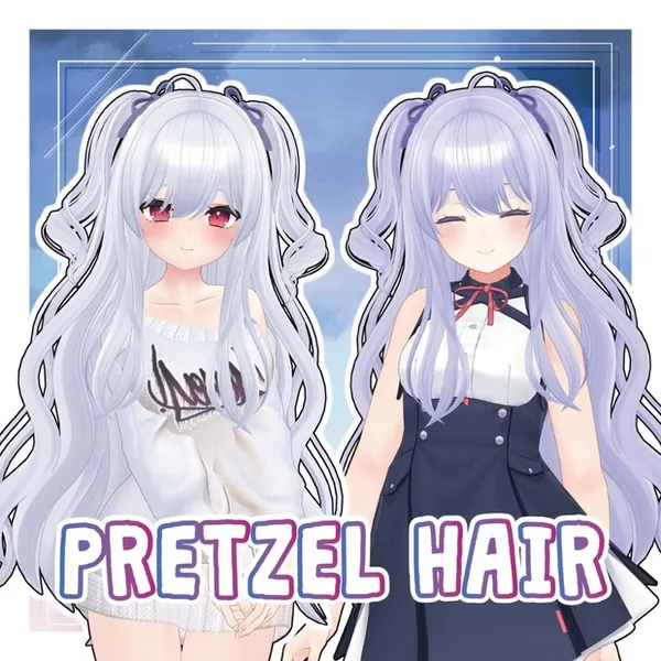[PB対応] VRC用 Pretzel Hair