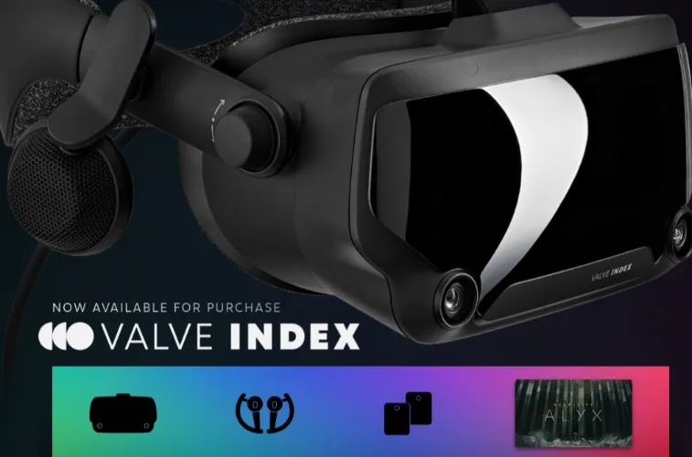 Valve Index VR Kit Includes Half-Life: Alyx.