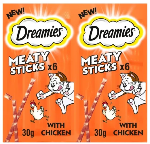 Dreamies Meaty Sticks with Chicken x10