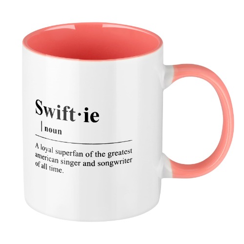 Taylor Coffee Mug Swiftie Merch for The ERAS Music,Musician Tea Cup for Woman,Music Lovers Gifts for Fans - Pink