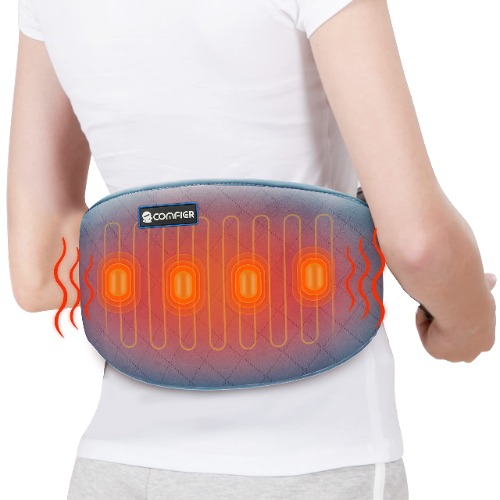 Comfier Heating Pad for Back, Back Heat Pads with Adjustable Heat & Massage Modes, Fast Heating Pad with Massager, Lower Back Massager with Auto Shut Off,for Cramps, Lumbar & Abdominal - 1 Count (Pack of 1)