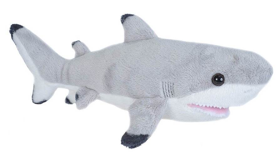 Wild Republic Black Tipped Shark, Plush Stuffed Animal, Plush Toy, Gifts for Kids, 11 Inches - 