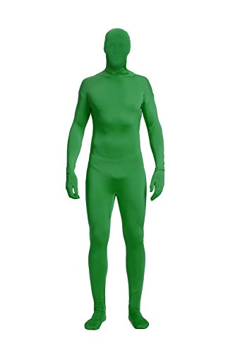 Frybdfvdf Unisex Spandex Stretch Adult Costume Disappearing Man Body Suit - XX-Large - Green