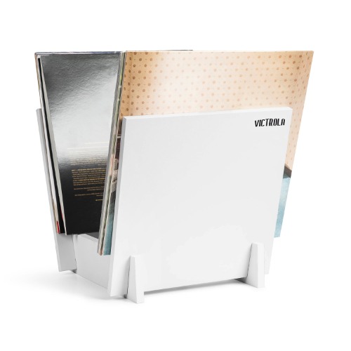 The Bridge Record Stand | White